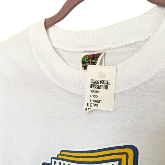 Vintage Super Bowl 1999 Denver Broncos vs Atlanta Falcons T Shirt - Picture 2 of 6